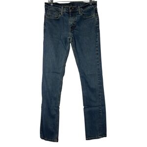 Levi's 511 32x34 Men's Jeans Slim Fit Straight Mid Rise Medium Blue Wash Stretch